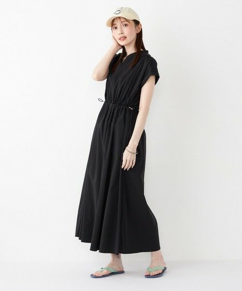 SHIPS / シップス ロング・マキシ丈ワンピース | 《一部追加・新色予約》SHIPS Colors:〈接触冷感・撥水〉マルチファンクション ワンピース◆ | 詳細8