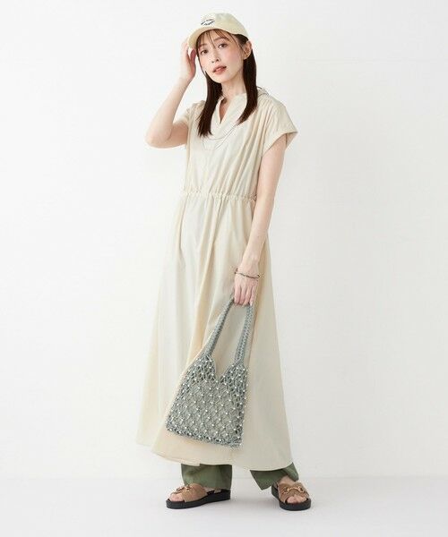 SHIPS / シップス ロング・マキシ丈ワンピース | 《一部追加・新色予約》SHIPS Colors:〈接触冷感・撥水〉マルチファンクション ワンピース◆ | 詳細12