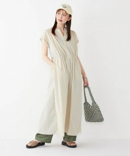 SHIPS / シップス ロング・マキシ丈ワンピース | 《一部追加・新色予約》SHIPS Colors:〈接触冷感・撥水〉マルチファンクション ワンピース◆ | 詳細13