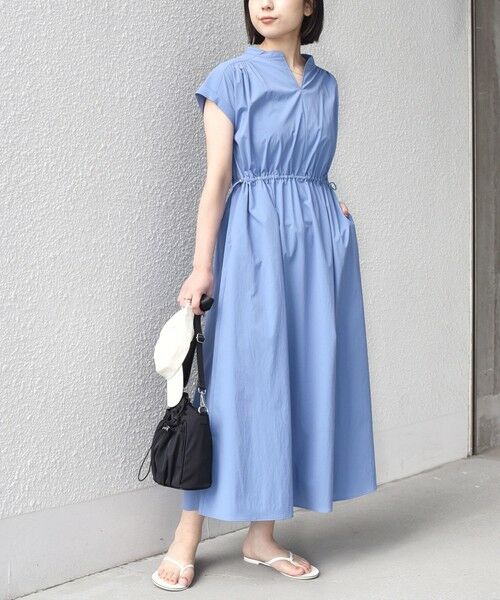 SHIPS / シップス ロング・マキシ丈ワンピース | 《一部追加・新色予約》SHIPS Colors:〈接触冷感・撥水〉マルチファンクション ワンピース◆ | 詳細24