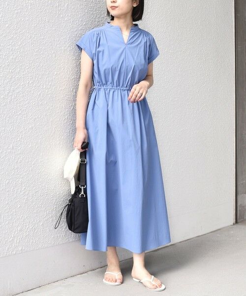 SHIPS / シップス ロング・マキシ丈ワンピース | 《一部追加・新色予約》SHIPS Colors:〈接触冷感・撥水〉マルチファンクション ワンピース◆ | 詳細25