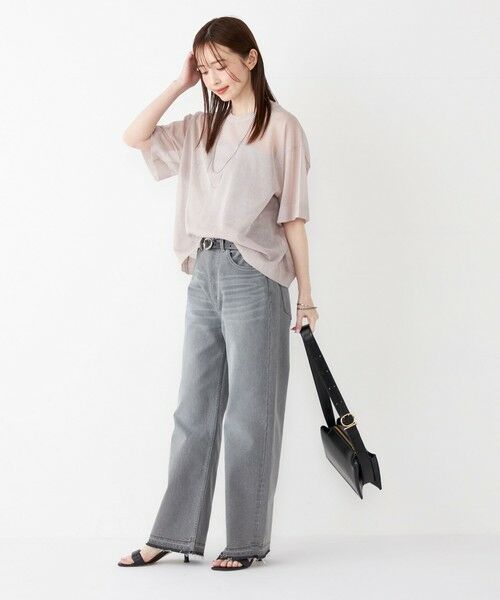 SHIPS / シップス ニット・セーター | SHIPS Colors:〈手洗い可能〉シアー ニット TEE | 詳細14