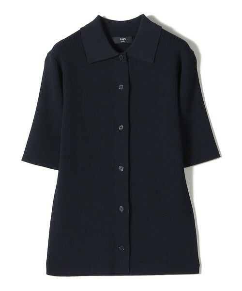 SHIPS / シップス ニット・セーター | SHIPS Colors:〈手洗い可能〉リブ ショートスリーブ ニット ポロ | 詳細24