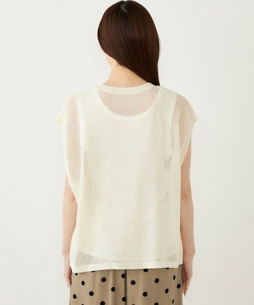 SHIPS / シップス ニット・セーター | SHIPS Colors:2WAY メッシュ ニット × タンクトップ セット | 詳細5