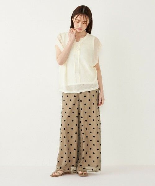 SHIPS / シップス ニット・セーター | SHIPS Colors:2WAY メッシュ ニット × タンクトップ セット | 詳細9