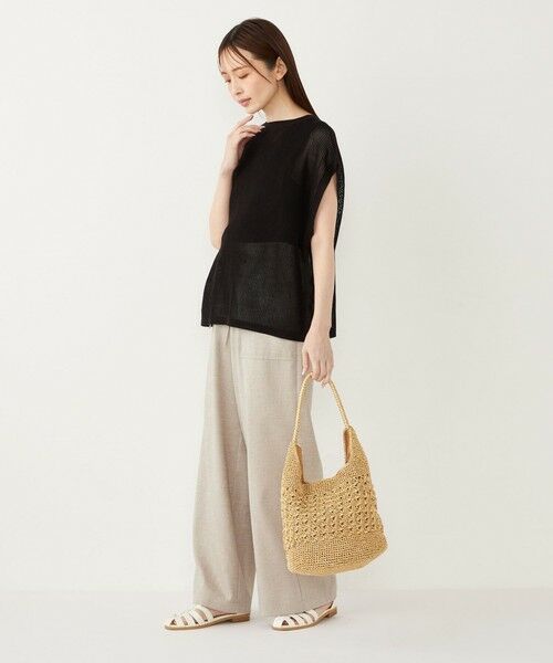 SHIPS / シップス ニット・セーター | SHIPS Colors:2WAY メッシュ ニット × タンクトップ セット | 詳細22