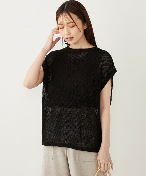 SHIPS / シップス ニット・セーター | SHIPS Colors:2WAY メッシュ ニット × タンクトップ セット | 詳細23