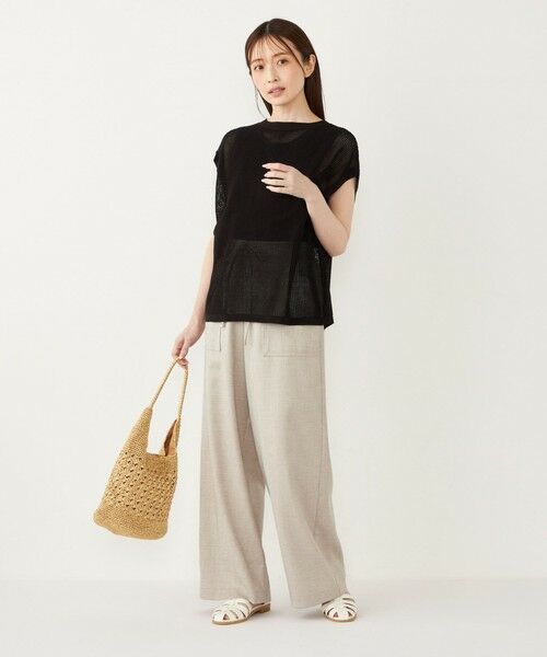 SHIPS / シップス ニット・セーター | SHIPS Colors:2WAY メッシュ ニット × タンクトップ セット | 詳細25