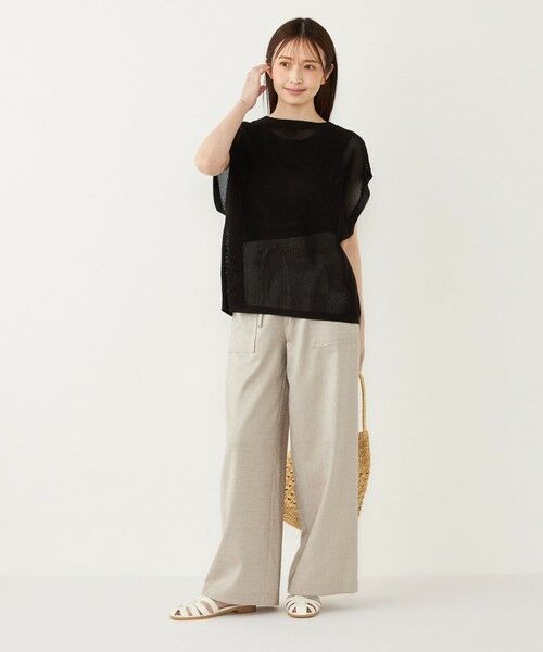 SHIPS / シップス ニット・セーター | SHIPS Colors:2WAY メッシュ ニット × タンクトップ セット | 詳細26