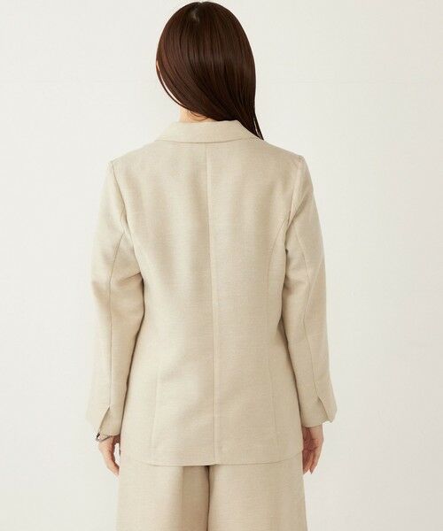 SHIPS / シップス テーラードジャケット | SHIPS Colors:〈手洗い可能〉リネン ミックス ラメ ダブル ジャケット | 詳細5