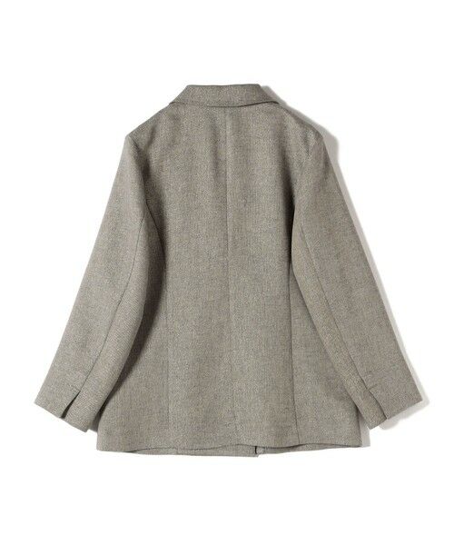 SHIPS / シップス テーラードジャケット | SHIPS Colors:〈手洗い可能〉リネン ミックス ラメ ダブル ジャケット | 詳細12