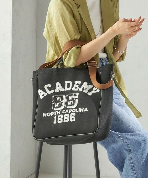 SHIPS / シップス ショルダーバッグ | カレッジ レオパード ジャカード A4 バッグ | 詳細1