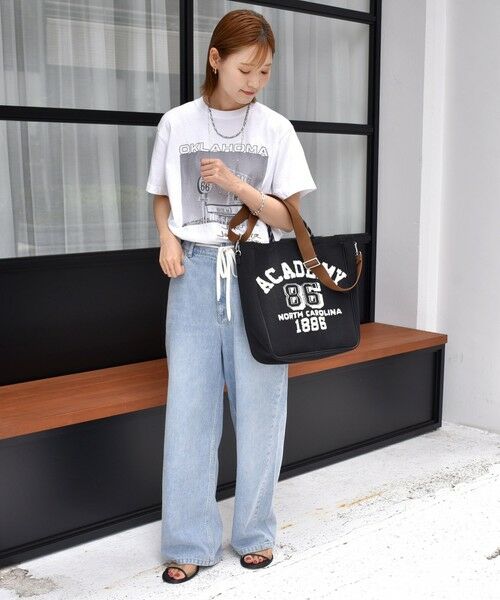 SHIPS / シップス ショルダーバッグ | カレッジ レオパード ジャカード A4 バッグ | 詳細16