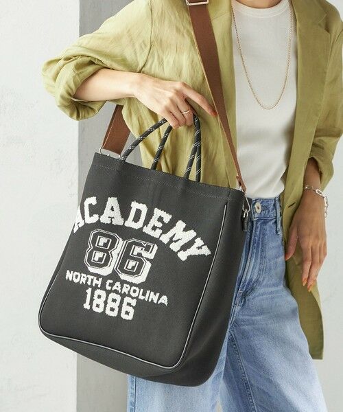 SHIPS / シップス ショルダーバッグ | カレッジ レオパード ジャカード A4 バッグ | 詳細4