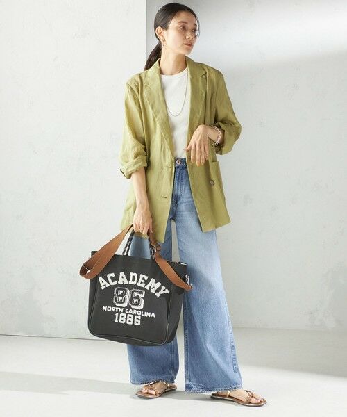 SHIPS / シップス ショルダーバッグ | カレッジ レオパード ジャカード A4 バッグ | 詳細6