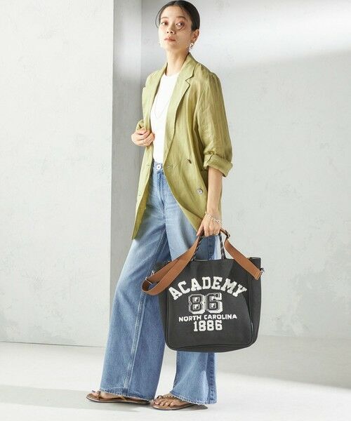 SHIPS / シップス ショルダーバッグ | カレッジ レオパード ジャカード A4 バッグ | 詳細7