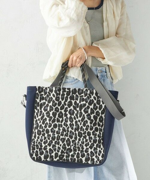 SHIPS / シップス ショルダーバッグ | カレッジ レオパード ジャカード A4 バッグ | 詳細27