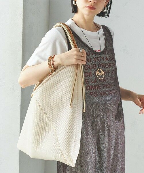 SHIPS / シップス トートバッグ | LE VERNIS:パラコート ハンドル メッシュ トート | 詳細1