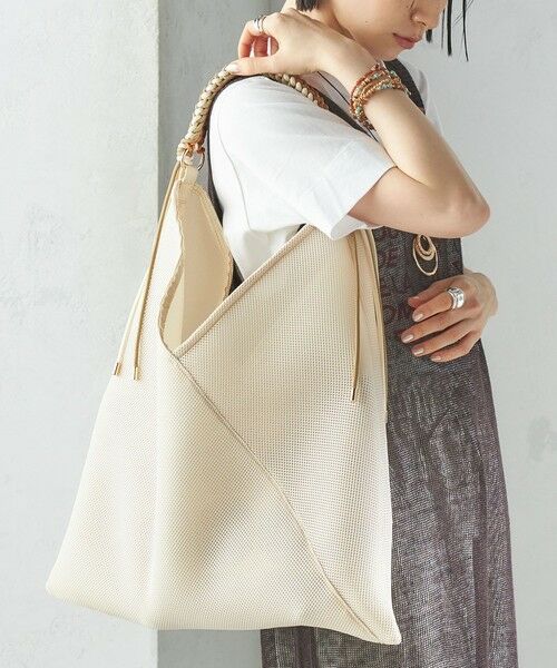 SHIPS / シップス トートバッグ | LE VERNIS:パラコート ハンドル メッシュ トート | 詳細2