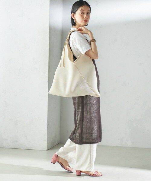 SHIPS / シップス トートバッグ | LE VERNIS:パラコート ハンドル メッシュ トート | 詳細3