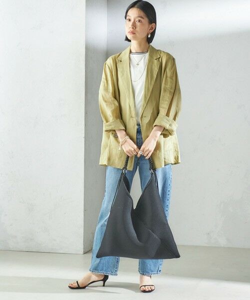 SHIPS / シップス トートバッグ | LE VERNIS:パラコート ハンドル メッシュ トート | 詳細20