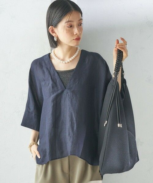 SHIPS / シップス トートバッグ | LE VERNIS:パラコート ハンドル メッシュ トート | 詳細24