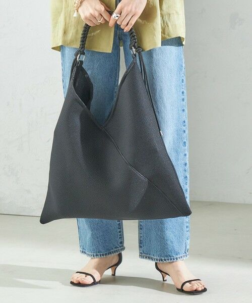 SHIPS / シップス トートバッグ | LE VERNIS:パラコート ハンドル メッシュ トート | 詳細14