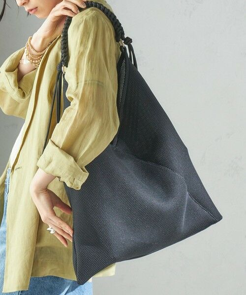 SHIPS / シップス トートバッグ | LE VERNIS:パラコート ハンドル メッシュ トート | 詳細16