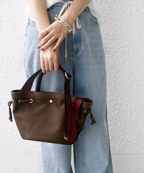 SHIPS / シップス ショルダーバッグ | 【WEB限定】テープ ショルダー ドロスト バッグ | 詳細14