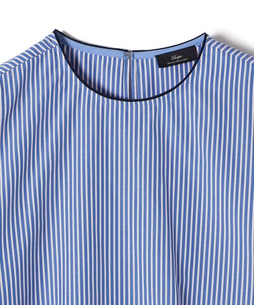 SHIPS / シップス シャツ・ブラウス | SHIPS Primary Navy Label:〈手洗い可能〉コットン ストライプ T ブラウス | 詳細3