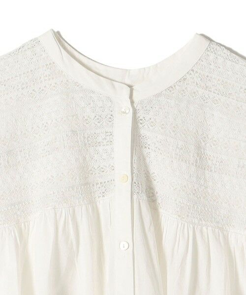 SHIPS / シップス シャツ・ブラウス | Fanaka:〈手洗い可能〉リバーレース ギャザー ブラウス | 詳細2