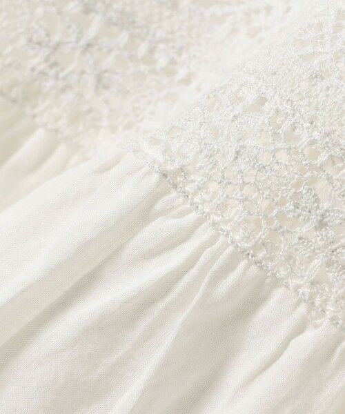 SHIPS / シップス シャツ・ブラウス | Fanaka:〈手洗い可能〉リバーレース ギャザー ブラウス | 詳細5