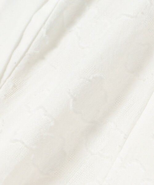 SHIPS / シップス シャツ・ブラウス | 【WEB限定】〈手洗い可能〉コットン ジャカード フレア ブラウス | 詳細13