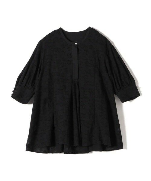 SHIPS / シップス シャツ・ブラウス | 【WEB限定】〈手洗い可能〉コットン ジャカード フレア ブラウス | 詳細25