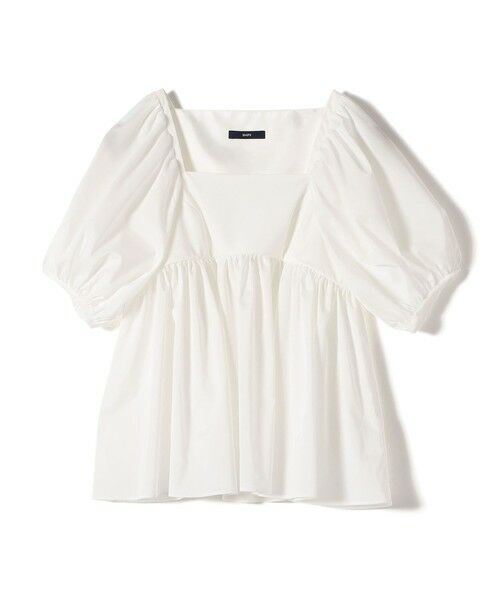 SHIPS / シップス シャツ・ブラウス | 〈手洗い可能〉ストレッチ タフタ ウエスト ギャザー ブラウス | 詳細13