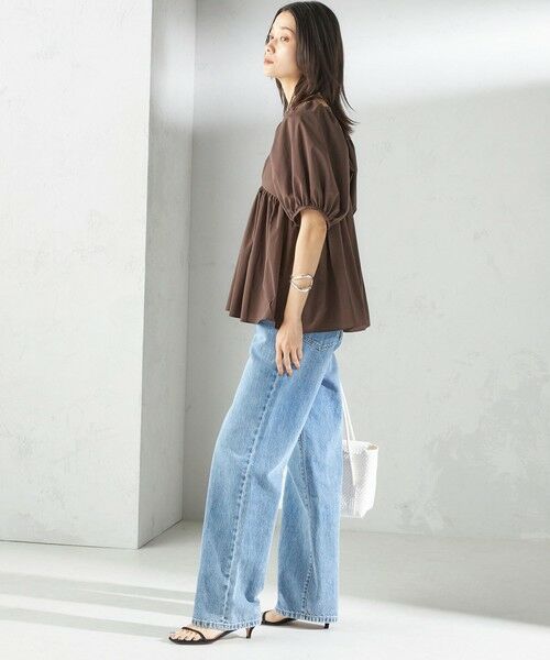 SHIPS / シップス シャツ・ブラウス | 〈手洗い可能〉ストレッチ タフタ ウエスト ギャザー ブラウス | 詳細16