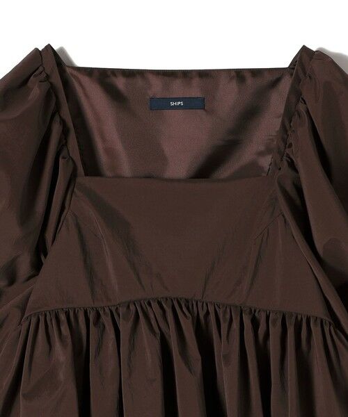 SHIPS / シップス シャツ・ブラウス | 〈手洗い可能〉ストレッチ タフタ ウエスト ギャザー ブラウス | 詳細29