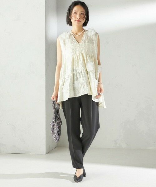 SHIPS / シップス シャツ・ブラウス | TORRAZZO DONNA:〈手洗い可能〉フラワー ティアード ブラウス | 詳細1