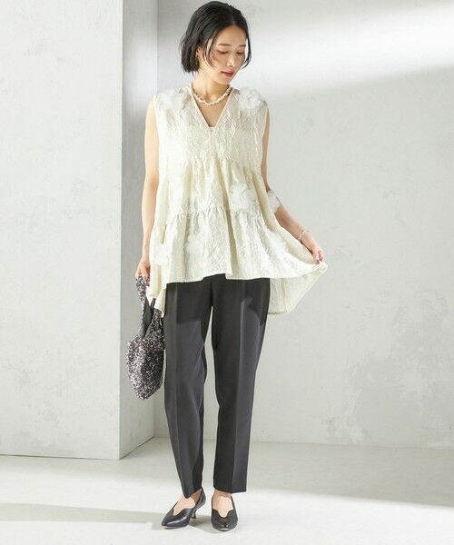 SHIPS / シップス シャツ・ブラウス | TORRAZZO DONNA:〈手洗い可能〉フラワー ティアード ブラウス | 詳細2