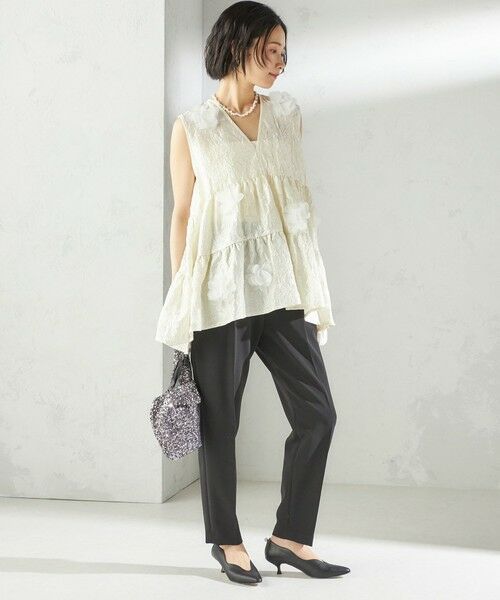 SHIPS / シップス シャツ・ブラウス | TORRAZZO DONNA:〈手洗い可能〉フラワー ティアード ブラウス | 詳細6