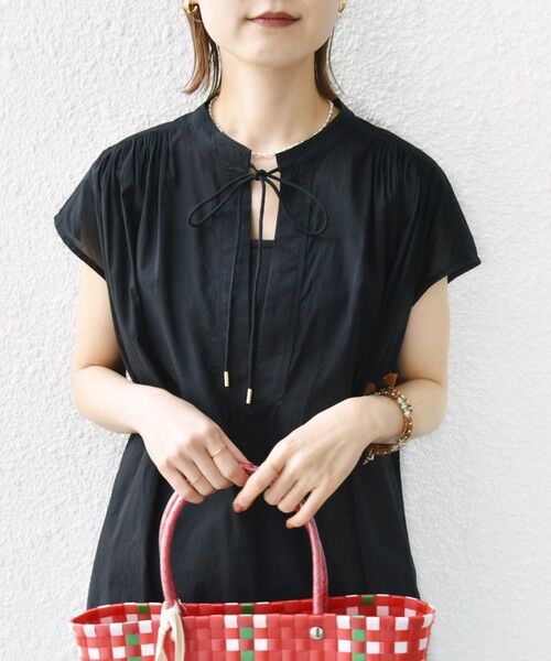 SHIPS / シップス シャツ・ブラウス | 〈手洗い可能〉スキッパー タック フレンチ スリーブ ブラウス | 詳細11