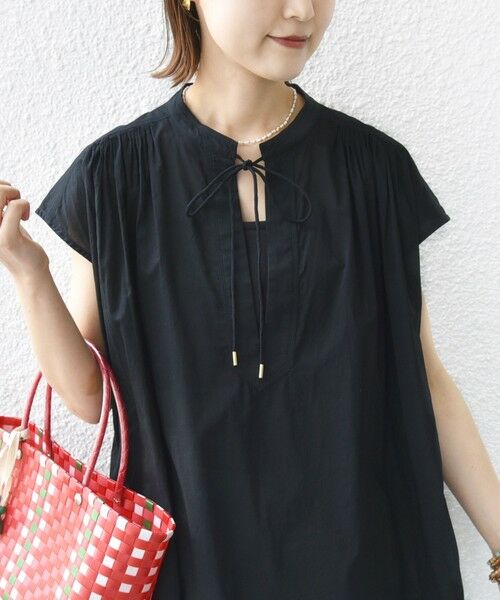 SHIPS / シップス シャツ・ブラウス | 〈手洗い可能〉スキッパー タック フレンチ スリーブ ブラウス | 詳細12