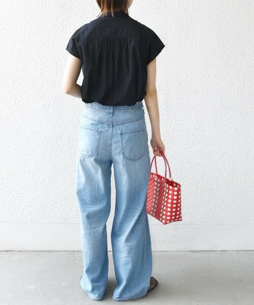 SHIPS / シップス シャツ・ブラウス | 〈手洗い可能〉スキッパー タック フレンチ スリーブ ブラウス | 詳細14