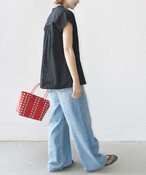 SHIPS / シップス シャツ・ブラウス | 〈手洗い可能〉スキッパー タック フレンチ スリーブ ブラウス | 詳細4