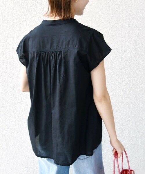 SHIPS / シップス シャツ・ブラウス | 〈手洗い可能〉スキッパー タック フレンチ スリーブ ブラウス | 詳細8