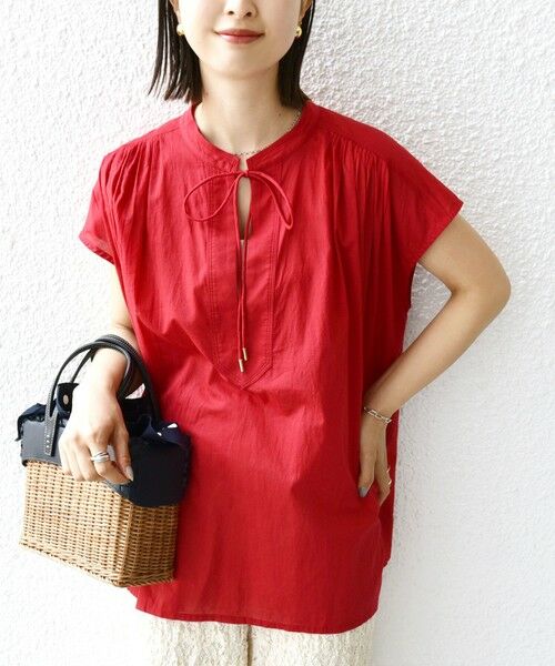 SHIPS / シップス シャツ・ブラウス | 〈手洗い可能〉スキッパー タック フレンチ スリーブ ブラウス | 詳細26