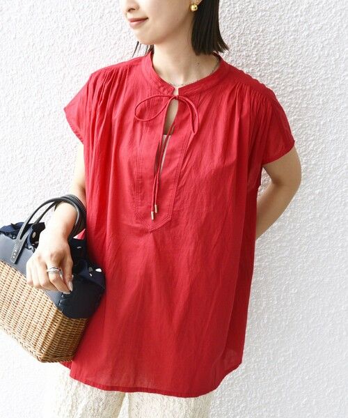 SHIPS / シップス シャツ・ブラウス | 〈手洗い可能〉スキッパー タック フレンチ スリーブ ブラウス | 詳細27