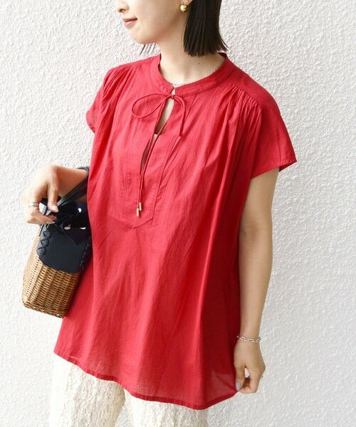 SHIPS / シップス シャツ・ブラウス | 〈手洗い可能〉スキッパー タック フレンチ スリーブ ブラウス | 詳細28