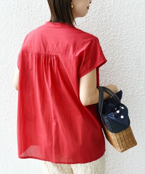 SHIPS / シップス シャツ・ブラウス | 〈手洗い可能〉スキッパー タック フレンチ スリーブ ブラウス | 詳細29