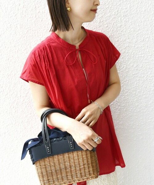 SHIPS / シップス シャツ・ブラウス | 〈手洗い可能〉スキッパー タック フレンチ スリーブ ブラウス | 詳細30